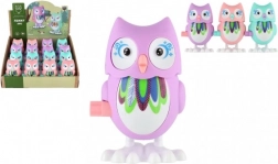 Kolorowa nakręcana sówka - zabawka dla dzieci
