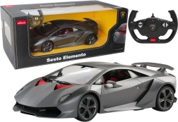 Samochodzik zdalnie sterowany Rastar 1:14 Lamborghini Sesto szary