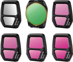 Sunnylife Zestaw 6 filtrów do dronów AIR 3S