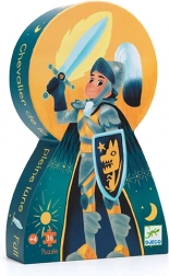 Puzzle Rycerz Pełni - DJECO, 36 elementów