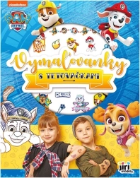 Kolorowanki Psi Patrol z dziecięcymi tatuażami - 1 szt.