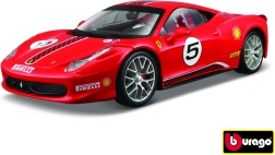 Model samochodu Ferrari 458 Challenge czerwony 1:24 Bburago