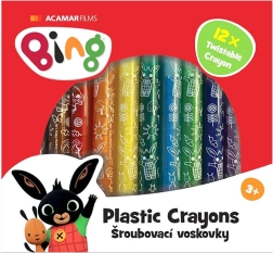 Wysuwane kredki woskowe Bing, zestaw 12 szt.