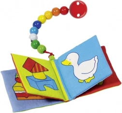 Heimess bawełniana szeleszcząca książeczka z piszczałką