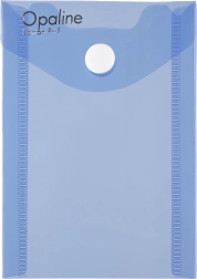 Koperta z zatrzaskiem A7 w pionie Opaline niebieska