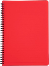 Notes z podwójną spiralą A5 Classic czerwony