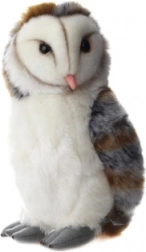 Puszysta Sowa Płomykówka 27 cm