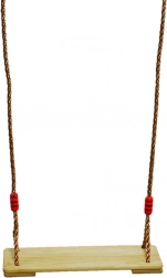 Drewniana huśtawka deska