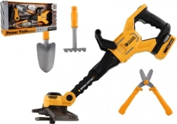 Dziecięca plastikowa kosa spalinowa ze ścieżką dźwiękową