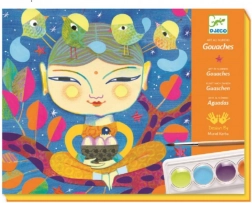 Zestaw plastyczny Kolorowe Indie od DJECO