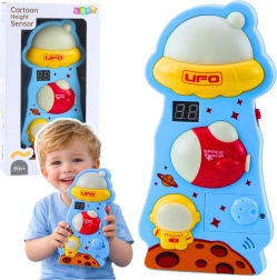 Interaktywny dziecięcy miernik wzrostu ze światłami i dźwiękami