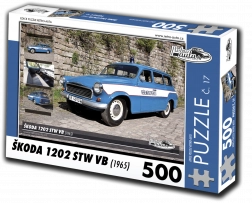 Retro-auta puzzle Škoda 1202 STW VB 500 elementów
