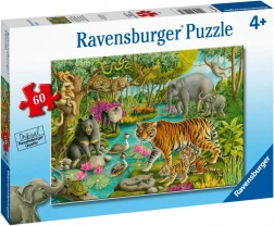 Ravensburger puzzle Zwierzęta Indii 60 elementów