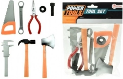 Plastowy zestaw narzędzi dla dzieci 7 szt.