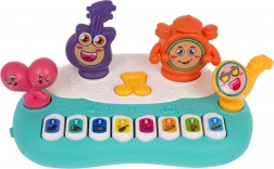 Interaktywne dziecięce pianinko z dźwiękami instrumentów