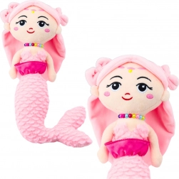 Urocza różowa pluszowa syrenka 32cm