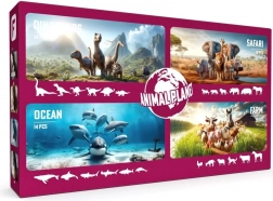 Mega zestaw 60 szt. Faunica Animal Planet Dino/Safari/Ocean/Farma