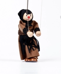 Gerlich drewniana marionetka Baba Jaga Dorota 12 cm