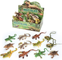 Plastikowe jaszczurki dla dzieci, różne gatunki
