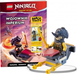Lego NINJAGO: Wojownik Imperium – interaktywna książka z minifigurką i ślizgaczem