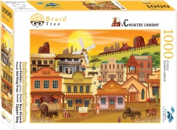 Puzzle BRAIN TREE miasteczko westernowe 1000 elementów