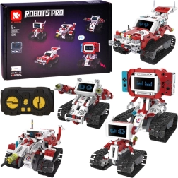 Robots Pro zestaw konstrukcyjny robotów 5w1 z pilotem i wyświetlaczem LED