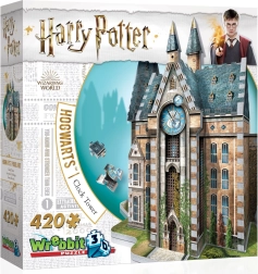 Wrebbit 3D puzzle Harry Potter Hogwart – Wieża Zegarowa, 420 elementów