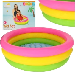 dmuchany dziecięcy basen INTEX rainbow 61 × 22 cm