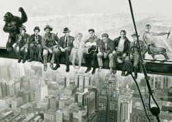 SCHMIDT Puzzle Obiad, parodia słynnej fotografii, 1000 elementów