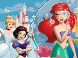 Puzzle 30 elementów piękny dzień księżniczek DISNEY PRINCESS