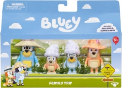Bluey – zestaw figurek Rodzinna wycieczka