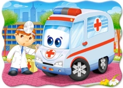 Puzzle Ambulans Doktor 30 elementów