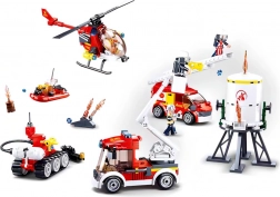Klocki Sluban Zestaw Strażacki
