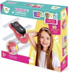 Błyszczące kamyki z aplikatorem do włosów i na dekoracje