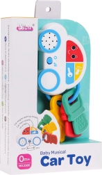 Interaktywne autko z kluczykami dla najmłodszych