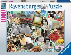 Puzzle 1000 elementów Lata 50. Ravensburger