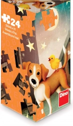 Dino Puzzle Zagubione Kurczątko 24 Elementy