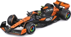 Metalowy model bburago 1:43 mclaren mcl38 2024 #4 lando norris z kierowcą w pudełku prezentacyjnym