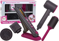 Zestaw fryzjerski dla dzieci z suszarką i prostownicą do włosów