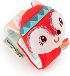 Lilliputiens grzechotka na nadgarstek lisiczka Alice, szeleszcząca i tekstylna dla niemowląt