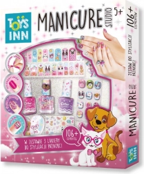 Zestaw do manicure ze zwierzęcymi motywami – 3 lakiery