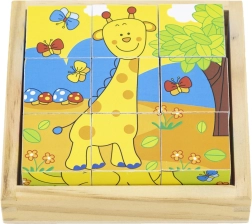 Klocki obrazkowe Dzikie zwierzęta