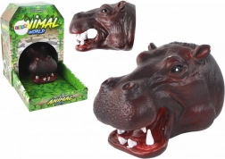 Pluszowa pacynka na rękę hipopotam