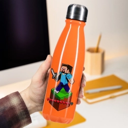Butelka ze stali nierdzewnej Minecraft 600 ml