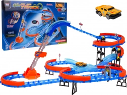 Tor wyścigowy z drabinką 90 elementów z samochodzikiem LED
