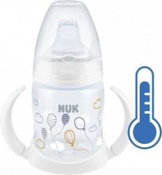 Butelka treningowa NUK z kontrolą temperatury 150 ml biała