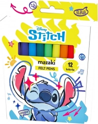 Flamastry Lilo i Stitch – zestaw 12 sztuk