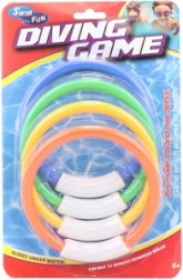 Zestaw nurkowych obręczy do wody (4 szt.)