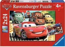 Ravensburger puzzle Auta 2 – wycieczka po Europie 2×24 elementy
