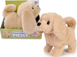Chodzący pluszowy piesek 15 cm